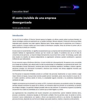 El costo invisible de una empresa desorganizada
